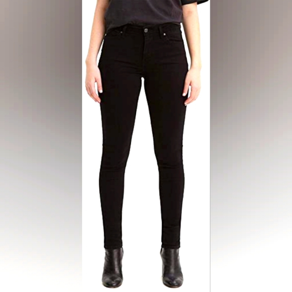 LEVI'S Curvy Skinny jeans, black, 14 medium,  W32 L30